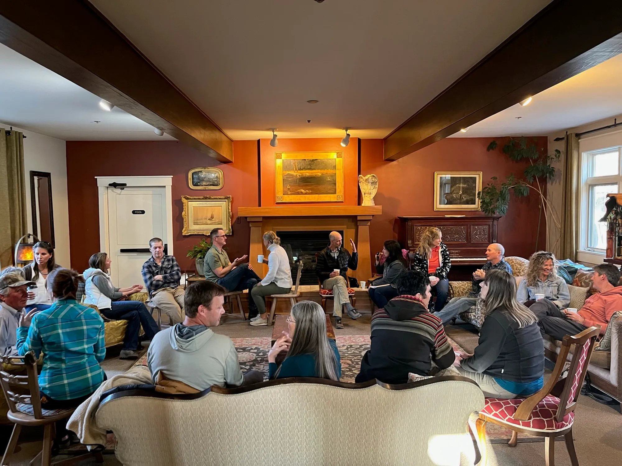 A community workshop with the McCall Arts & Humanities Council